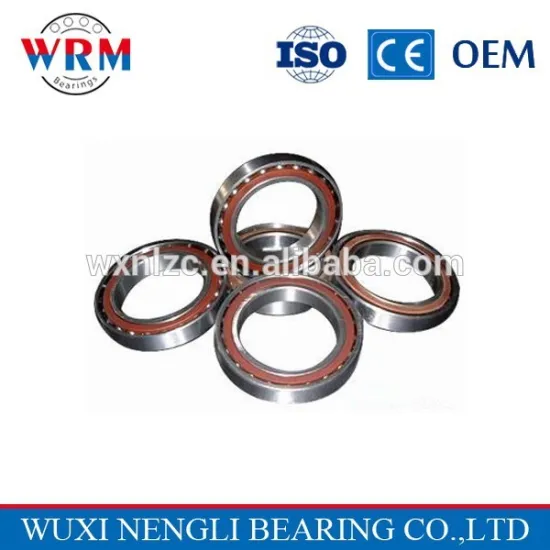 Single row bearing angular contact ball bearing 7222 for ball grinding mill