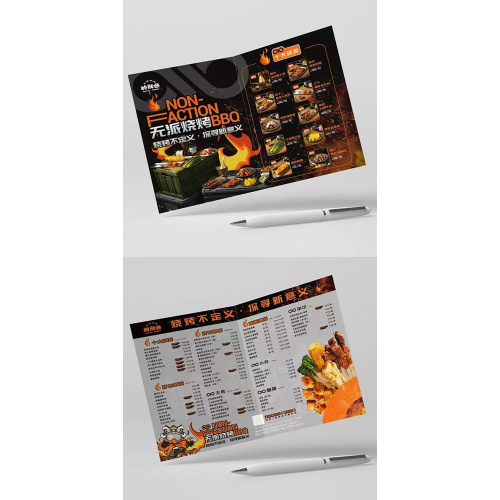 Stylish PVC Menu Board for Food Service