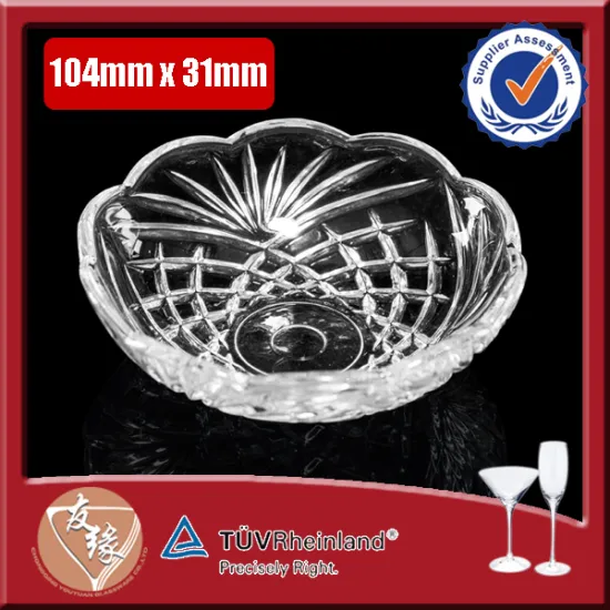 cheap small crystal clear glass charger plates wholesale