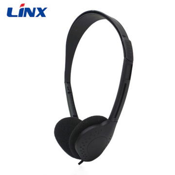 Disposable airline overhead headsets headphone for prmotion