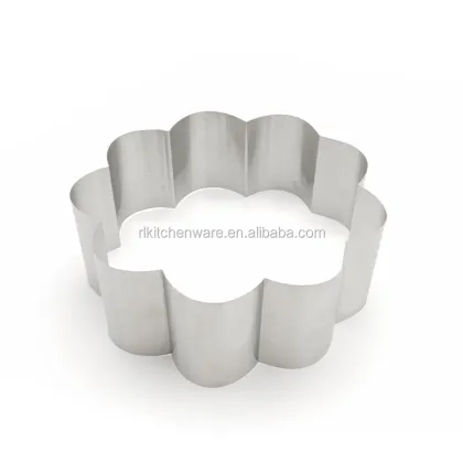 Food Grade Stainless Steel Flower Shape Cake Mold