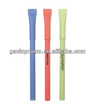 Stick paper pen with cap