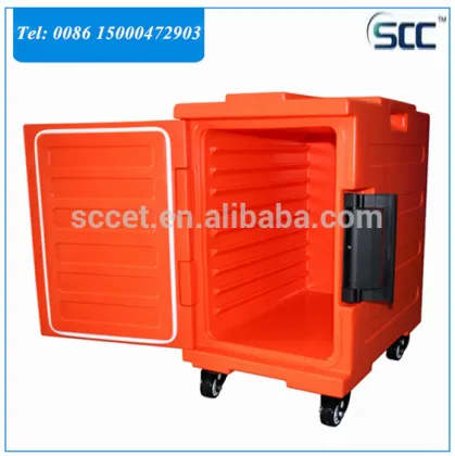 SCC sale Rotomold plastic Food Preservation Cabinet, food cabinet for hot for catering