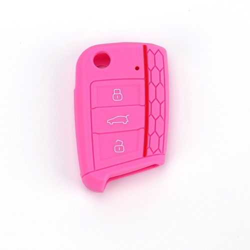 3 Buttons Car Key Case For Silicone Cover