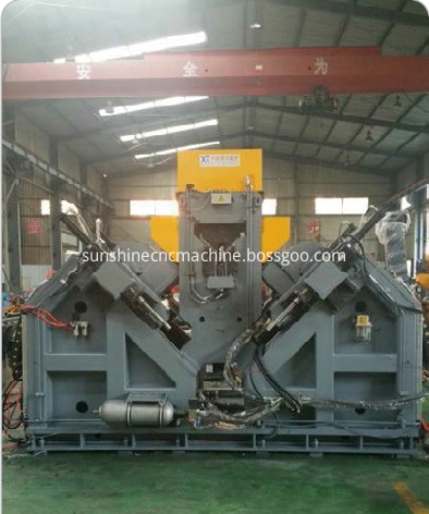 High speed angle steel drilling machine