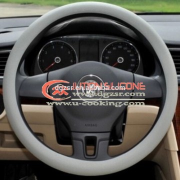 Soft safety durable silicone steering wheel cover for car