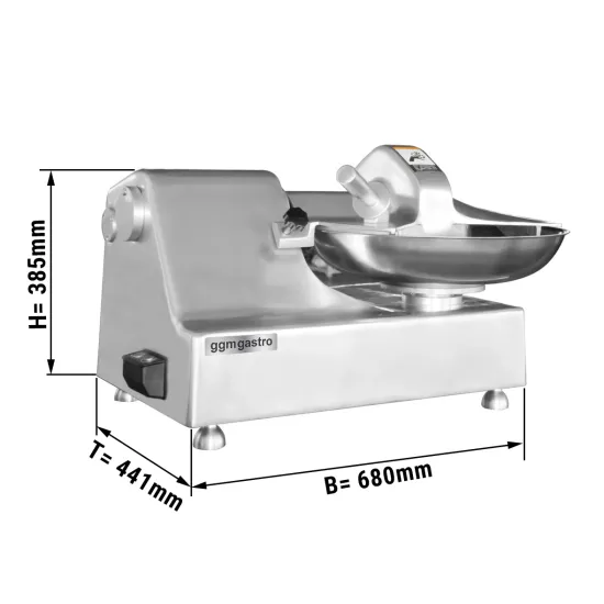 Restaurant 200kg/H Commercial Electric Cutting Mixer for Meat and Vegetable