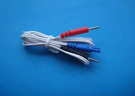Red And Black Pin Tens Lead Wire With Special Plug /medical Cable For Surgical Instrument