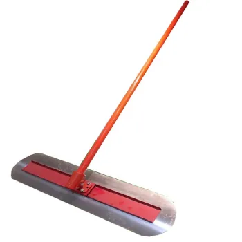 Concrete bull float red hand tools for smoothing concrete surface