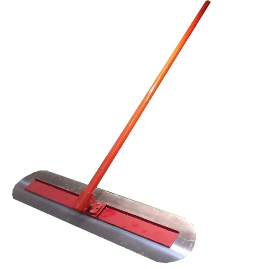 Concrete bull float red hand tools for smoothing concrete surface