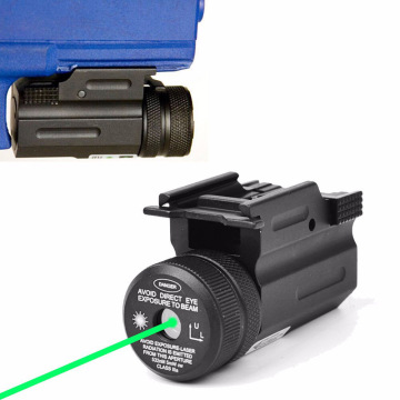 Sposta laser a punta rossa/verde regolabile con supporto da 11/20 mm per la caccia - design in alluminio