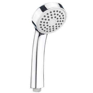 Silver ABS plastic chromed portable handheld shower head