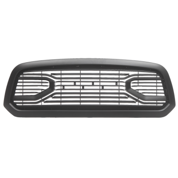 Matte Black Front Grill Bumper Mesh Grille for RAM 1500 2009-2013 Big Horn Style