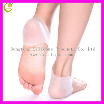 Silicone gel heel protectors foot care cover heel socks for shopping working and daily life