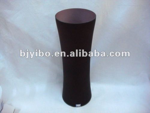 hot sale dark red colorful glass vase