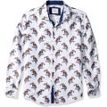 estampa de animal com camisa floral gant hollister hipster