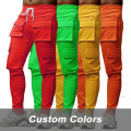 Orange Men's Jogger Pants Wholesale