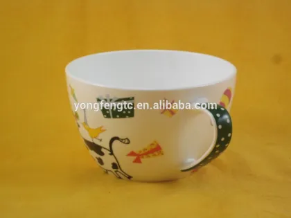 YF15076 good quality bone china ceramic soup bowl