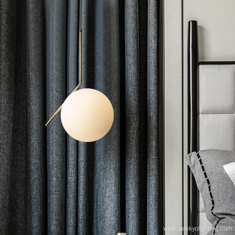 Modern Crystal Ball Hanging Pendant Lamp Light