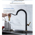 Stainless Steel Black Gold Pull Down Kitchen Faucet