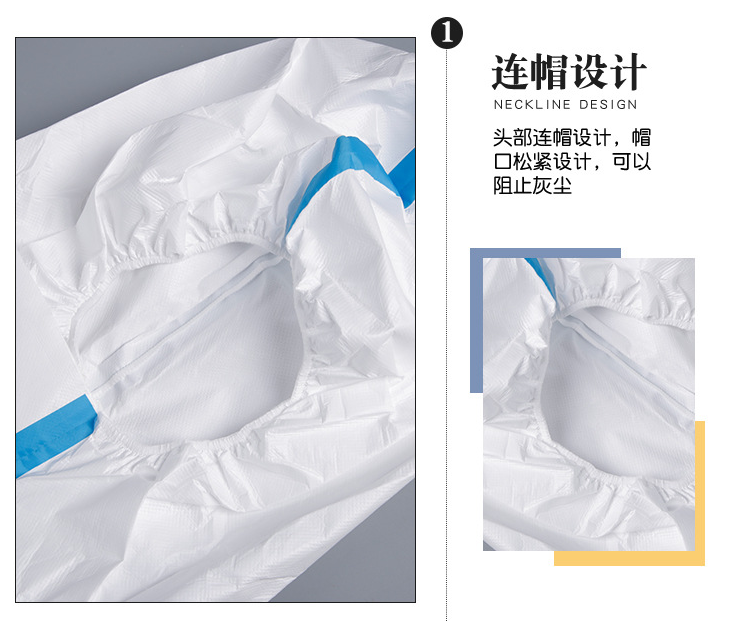 Isolation Disposable protective TPU Gown 