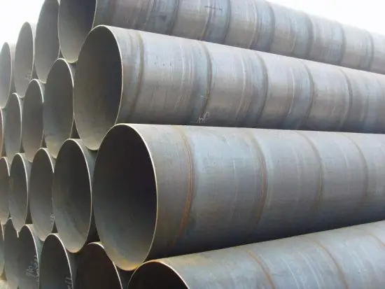 ASTM A252 construction hydraulic carbon spiral steel pipe