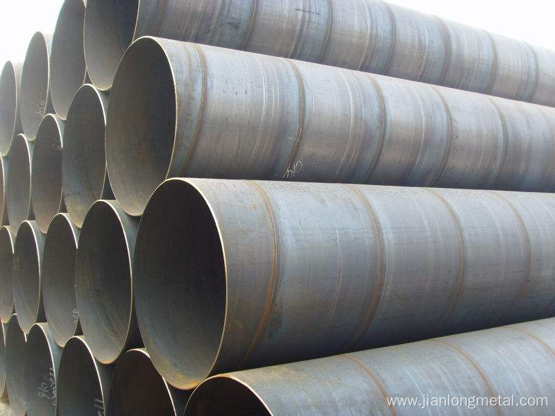 ASTM A252 construction hydraulic carbon spiral steel pipe