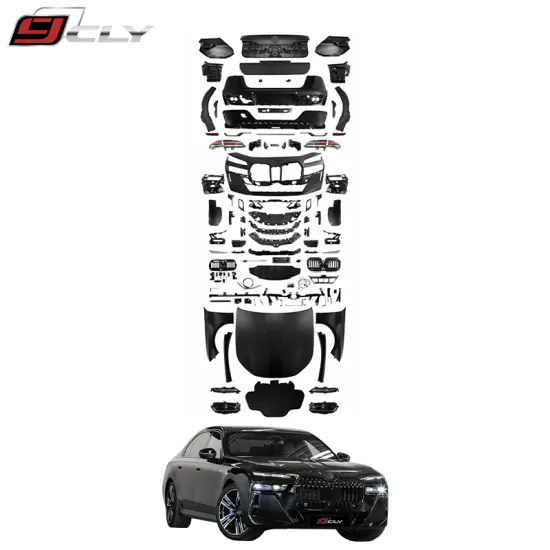 CLY Whole Car Body Kit for BMW 7 Series F02 Upgrade G70 2023 M Sport Bumper Hood Fender Lighting Grill