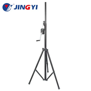 Black Duty Crank Truss System Tripod Stand for Backdrop and Projector Lighting