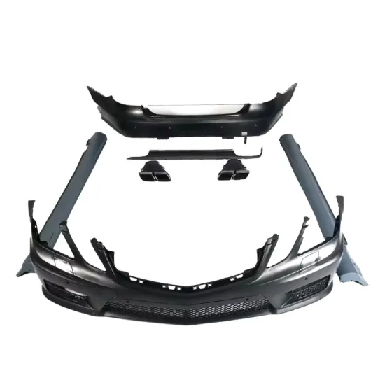 Car Front Rear Bumper Kit for Mercedes-Benz W212 E-Class AMG
