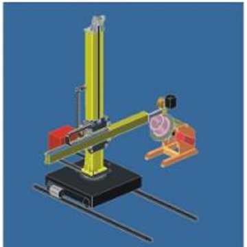 Welding Colum and Boom V type guide rail