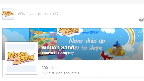 Motion Sand Facebook store