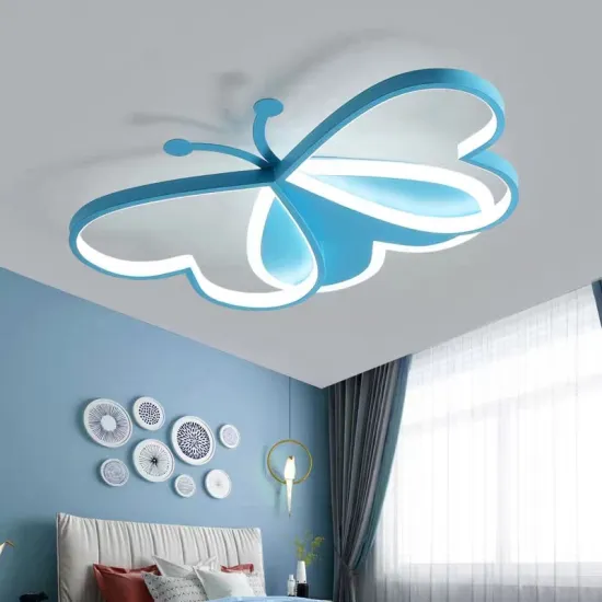 Modern Butterfly Recessed Ceiling Light: A Stunning Kids Room Lamp and LED Bedroom Lighting Fixture for Children