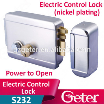 Double Bolt Electric Control Lock with Keys