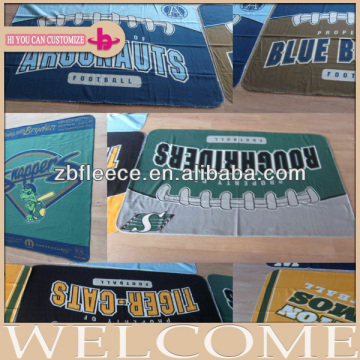 custom design high quality promotional polar fleece blankets