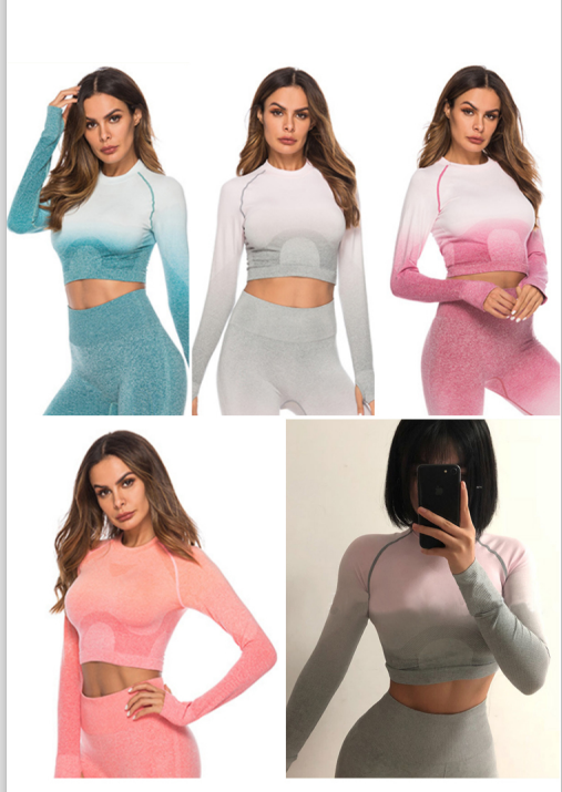 Hot Sale Women Long Sleeve Comfortable Yoga Clothing