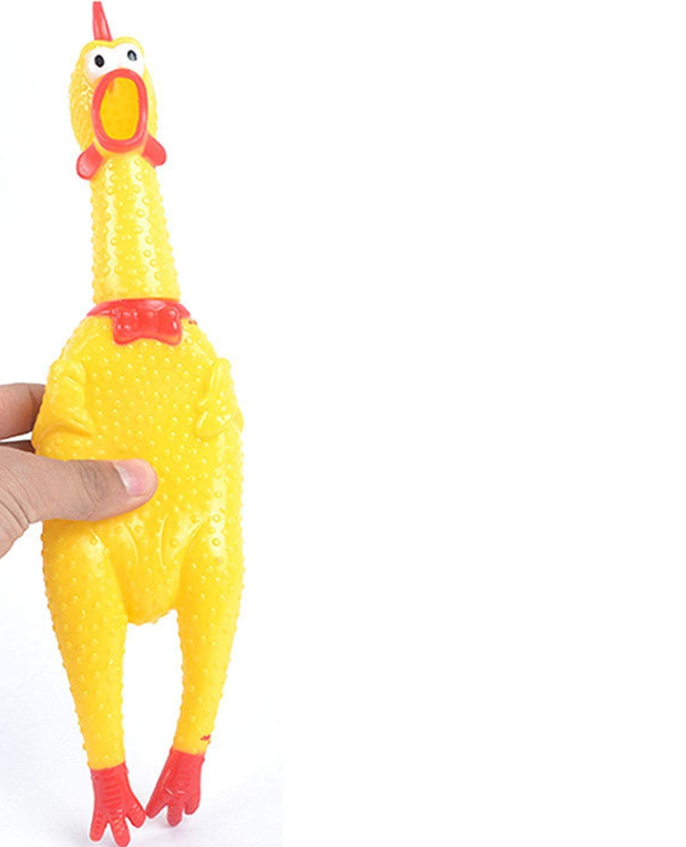 Rubber Chicken Squeaky Dog Toys