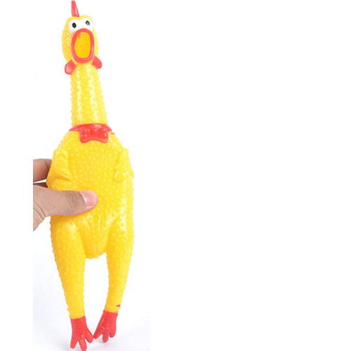 Jouets pour chèvre de poulet en caoutchouc