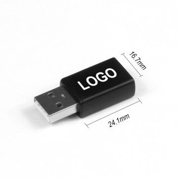 Blocatore di dati USB in alluminio per la protezione della privacy durante la ricarica