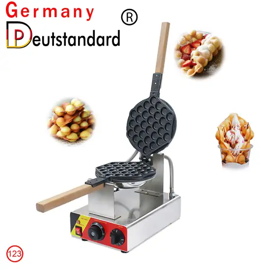 Commercial machine egg bubble waffle maker