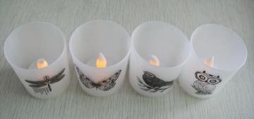 Light Up Painting Candle Cup