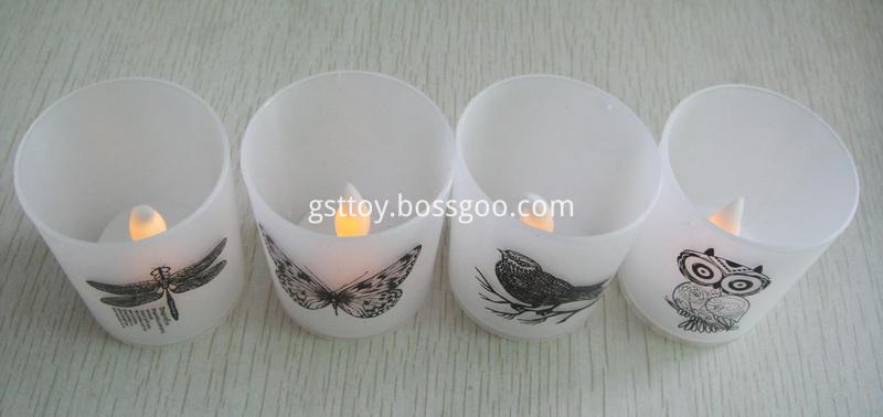 Light Up Painting Candle Cup