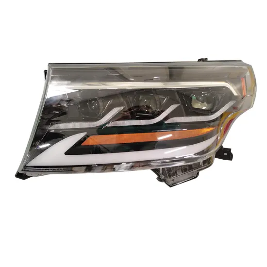 LC200 FJ200 LED 3 Lens Crystal Headlamp for 2008-2015 Land Cruiser