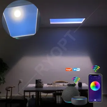 Coelux Artificial Skylight: Faux Sunlight LED Ceiling Panel for Indoors