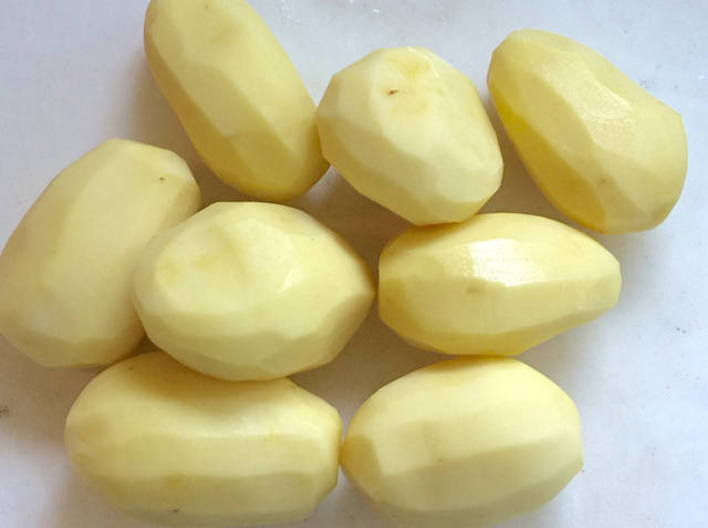 peeled potato