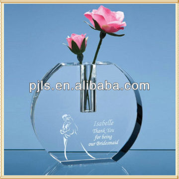 home decoration crystal vase,glass vase For Wedding Centerpiece