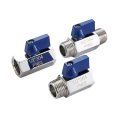 Fabricación de acero inoxidable 304/316 mini válvula de bola