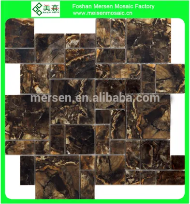 New trend glass mosaic tiles KK4004