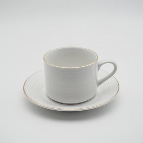 Wit met wit reliëf Fine China Dinner Set, Luxury Porselein Dinner Set, Chinese Fine Porselein Dinner Set