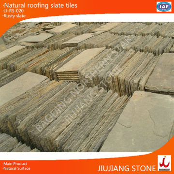 Residential or commercial natural slate roof tiles